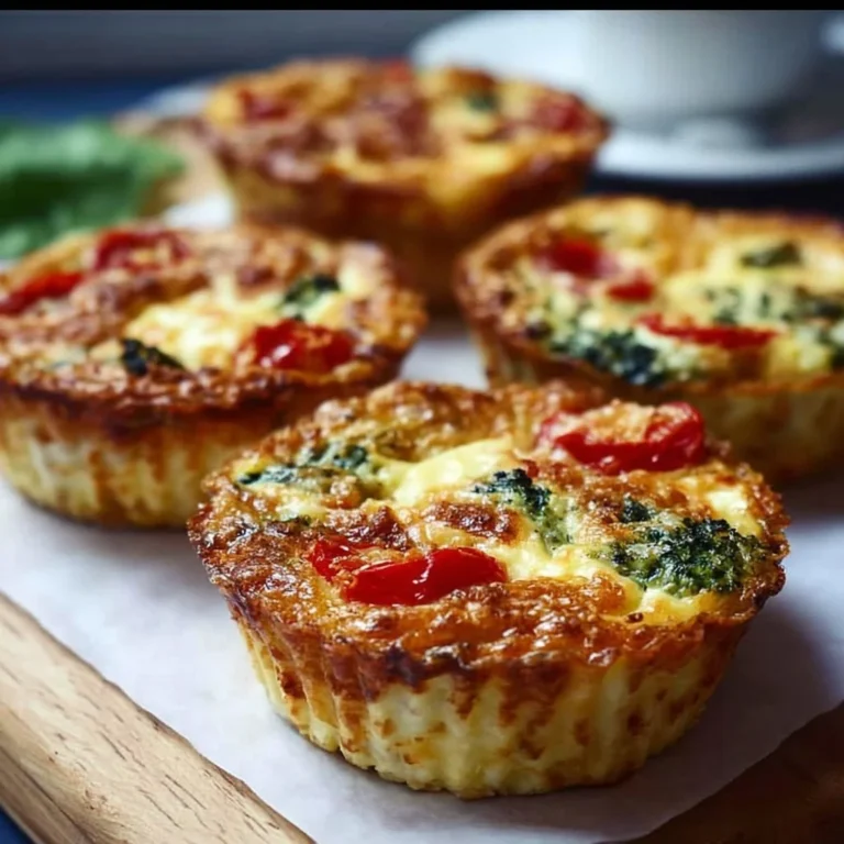 Bunte Mini-Quiches mit frischem Gemüse auf einem eleganten Teller