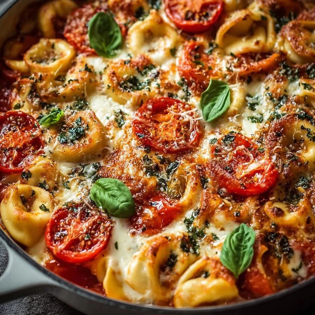 Tortellini Casserole Tomatoes Mozzarella: The Simple Recipe for Connoisseurs