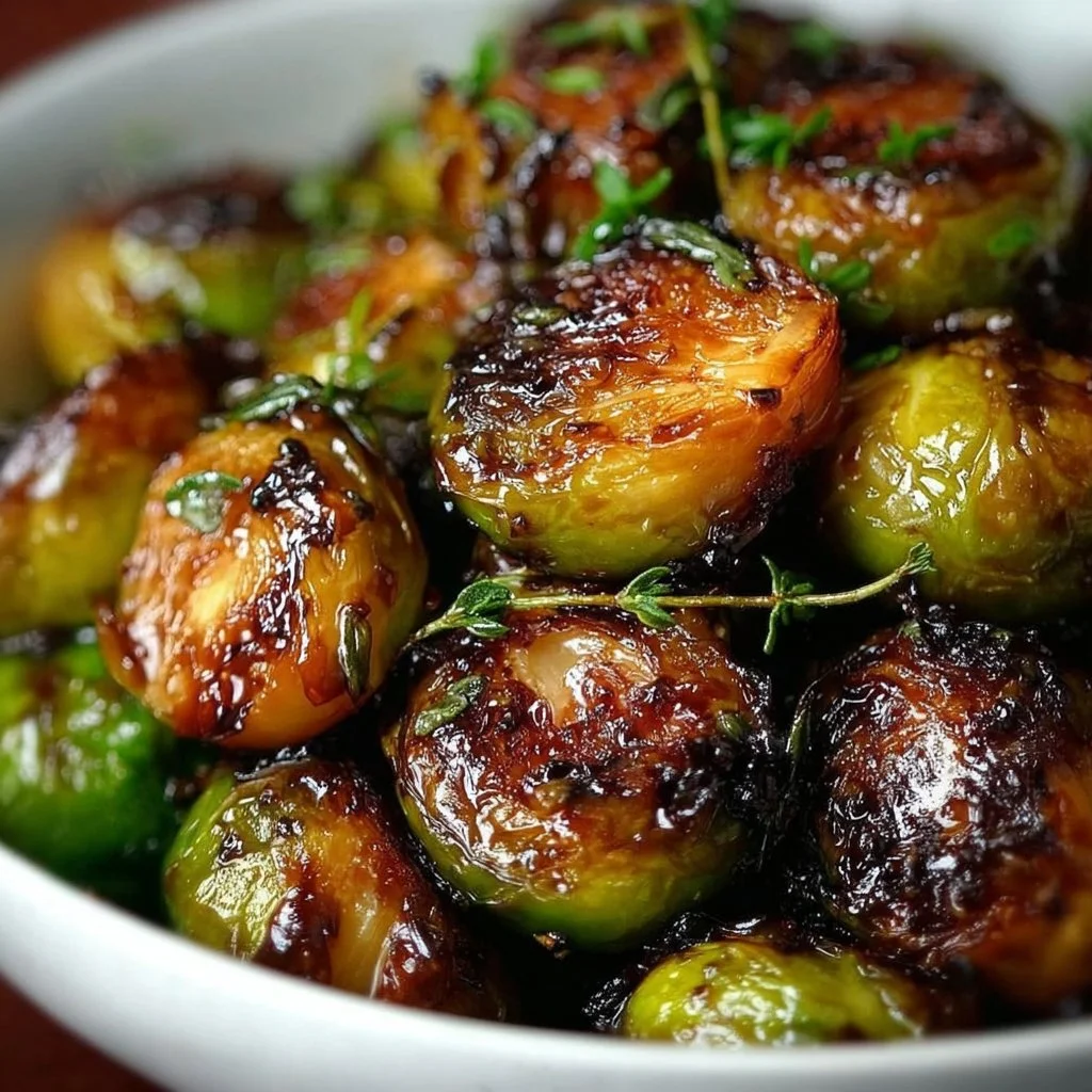 Airfryer Rosenkohl mit Balsamico