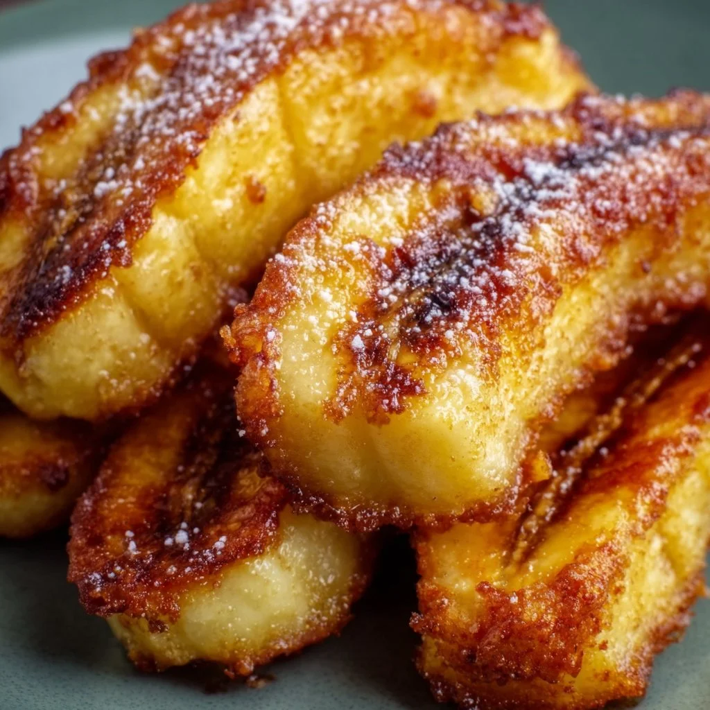 Einfach Schnell Airfryer Gebackene Bananen Knusprig