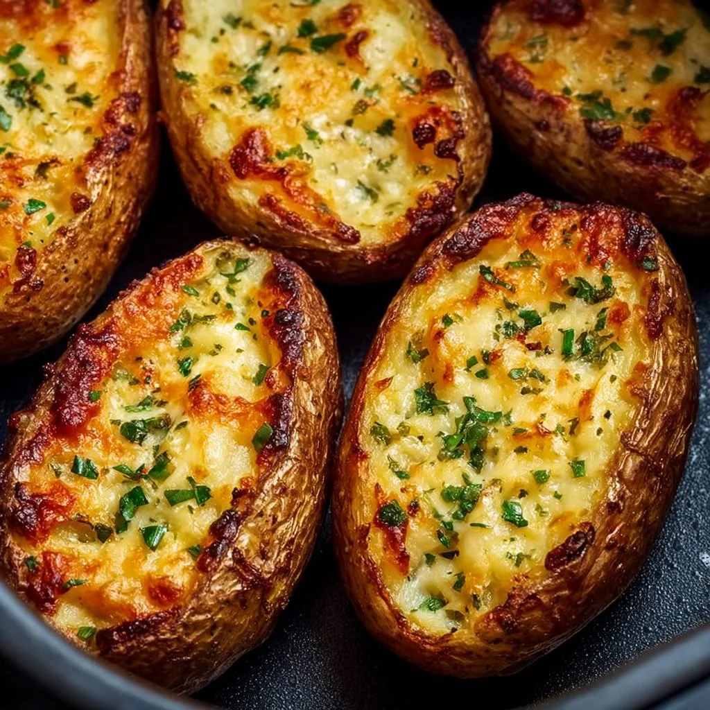 Gebackene Käse-Kartoffeln