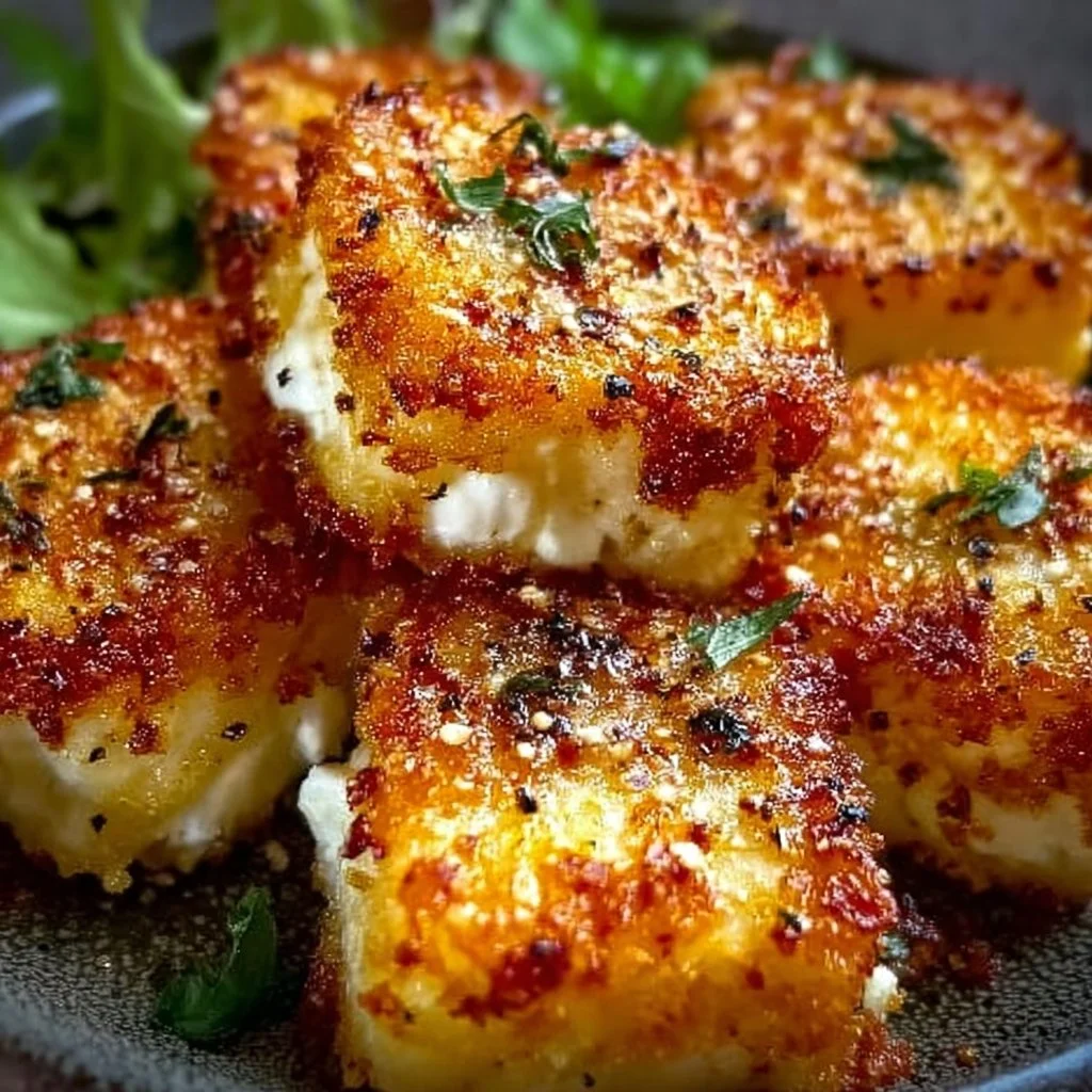 Crispy Feta aus dem Airfryer in 15 Minuten
