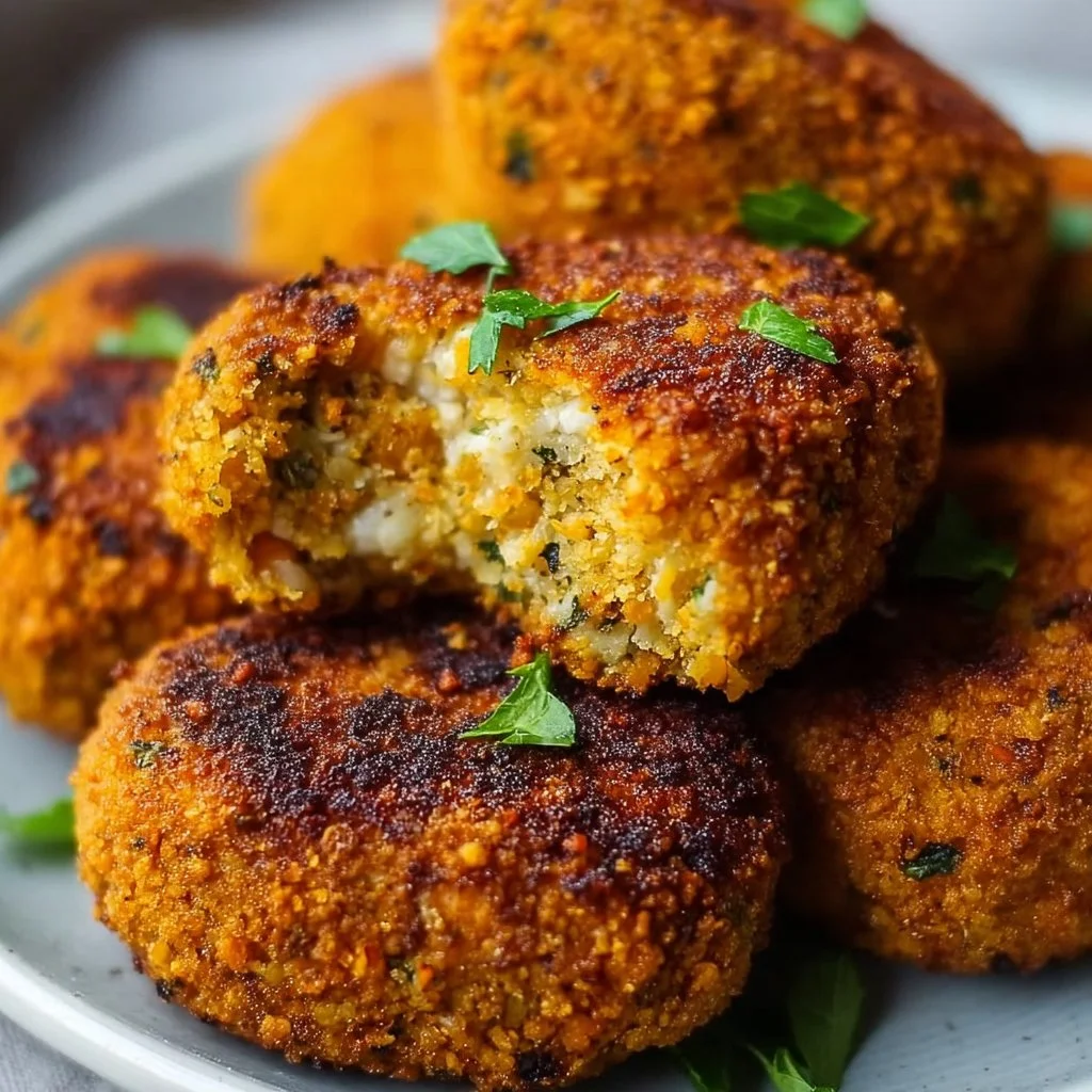 Crispy Linsenkroketten aus der Heißluftfritteuse