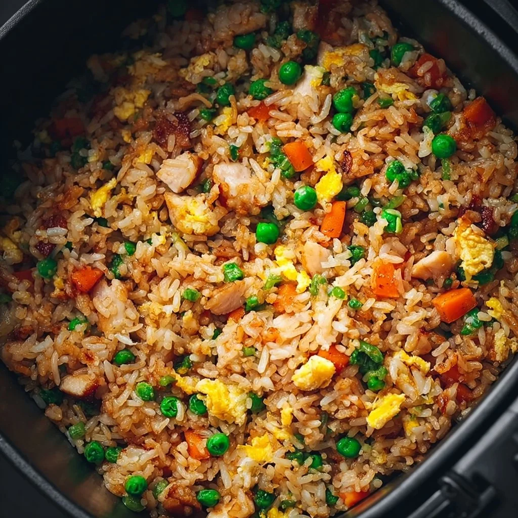 Gebratener Reis im Airfryer
