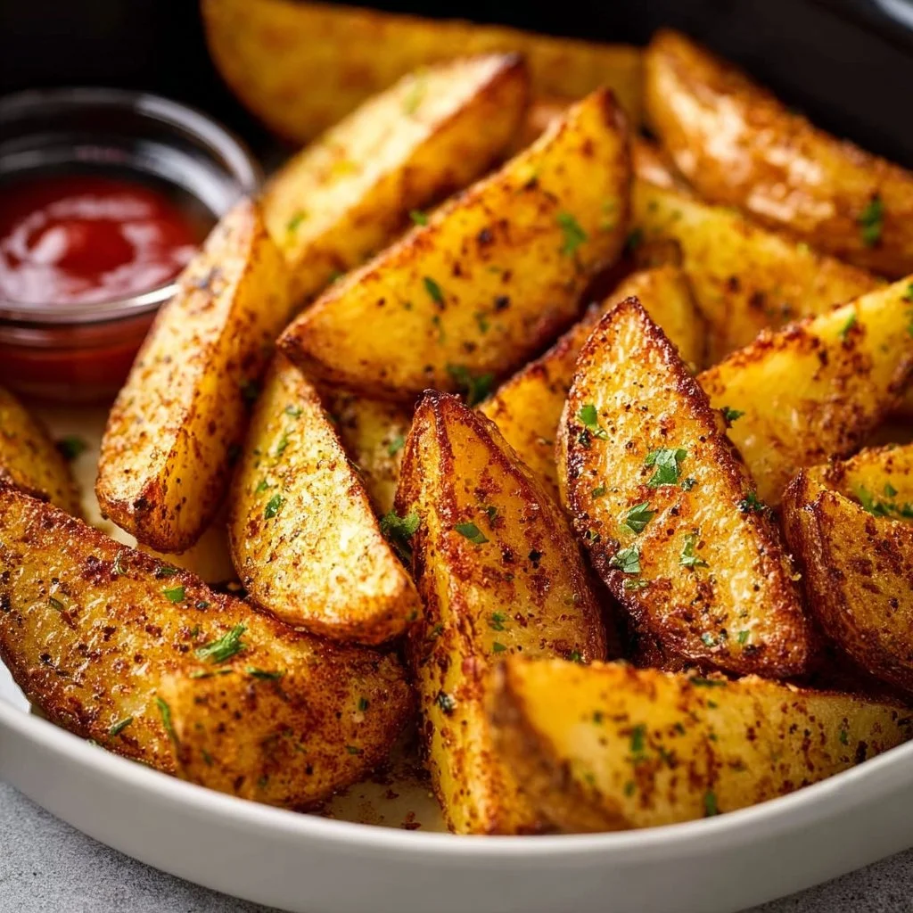 Kartoffelspalten aus dem Airfryer