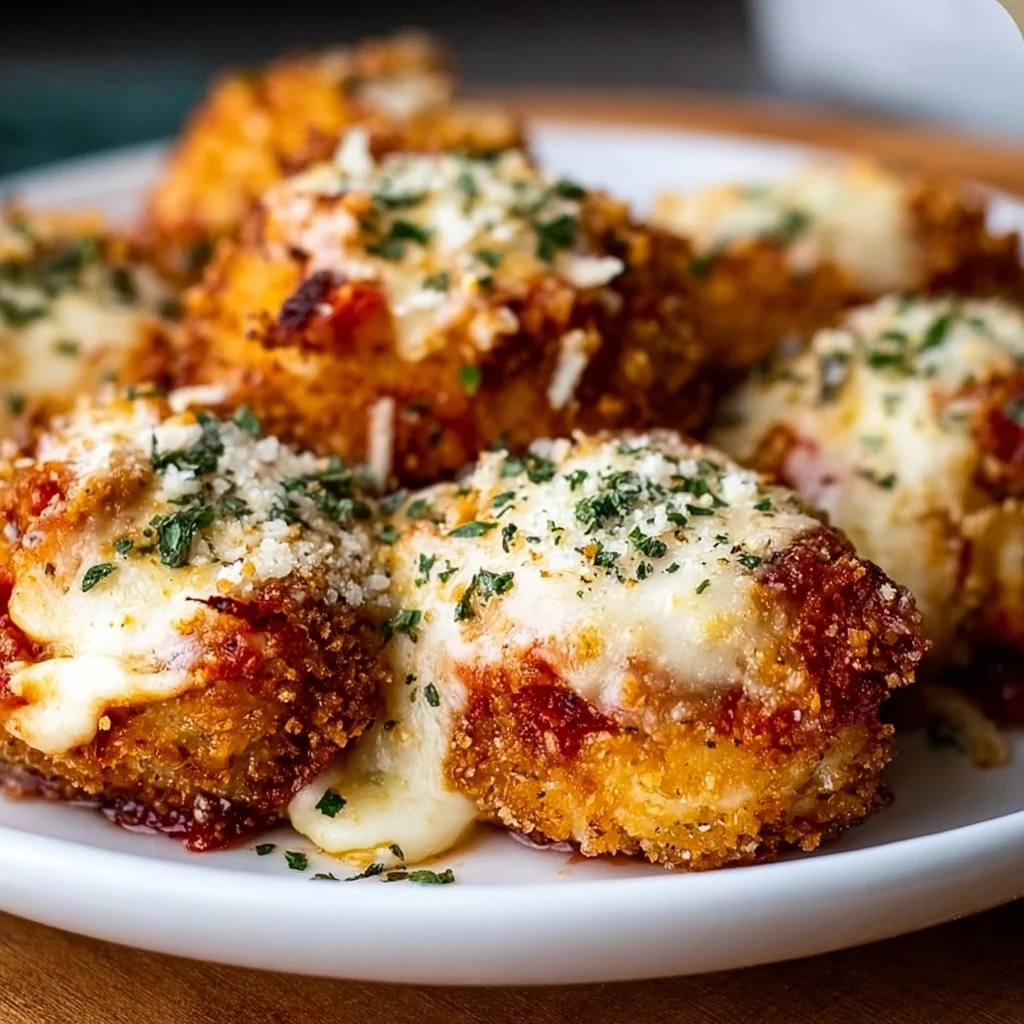 Keto Hähnchen Parmesan Bissen