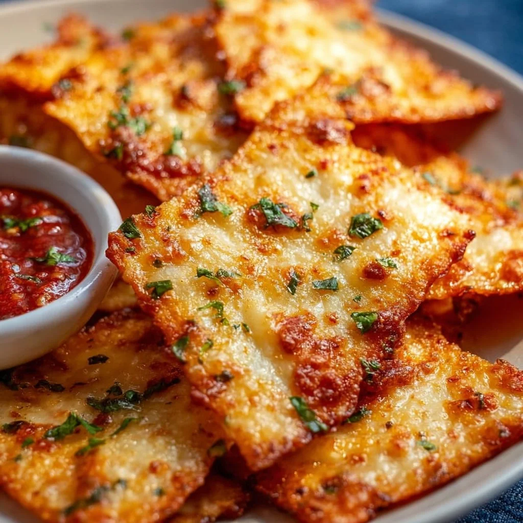 Luftfritteusen-Pizza-Chips
